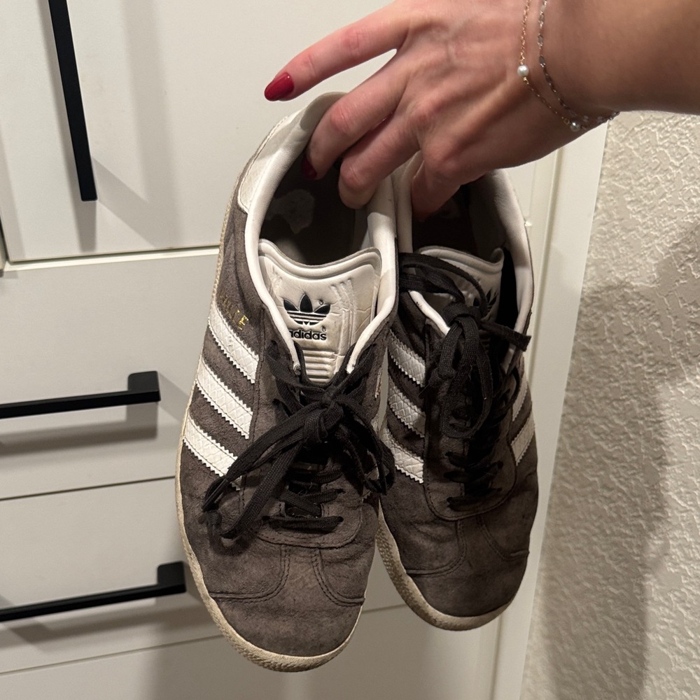 adidas Brown and White Women's Sneakers